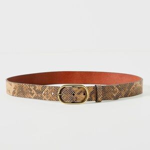 Anthropologie Snack Skin Belt. Perfect condition. Never worn.
